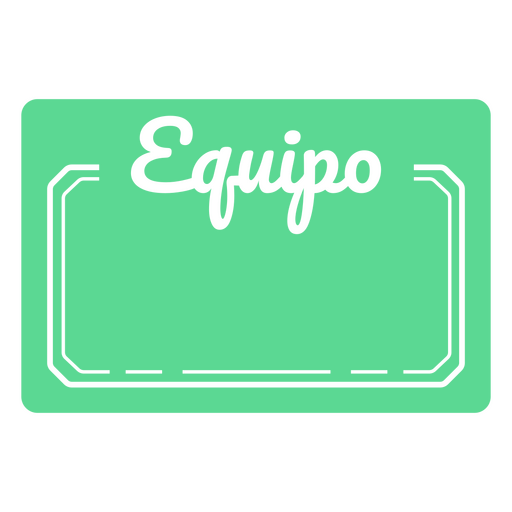 Citação de espanhol personalizável da equipe Desenho PNG