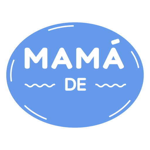 Citação em espanhol personalizável Mama de Desenho PNG