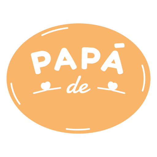 Citação em espanhol personalizável Papa de Desenho PNG