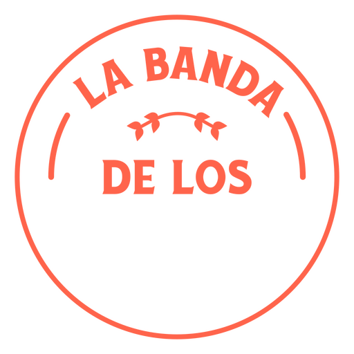 Cita en español personalizable la banda Diseño PNG