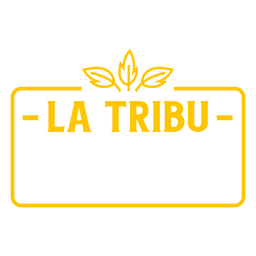 Anpassbares spanisches Zitat la tribu PNG-Design