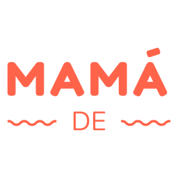 Red customizable quote mama de PNG Design