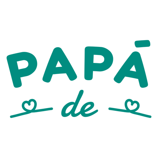 Green customizable quote papa de PNG Design