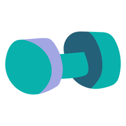 Grüne Hantel PNG-Design