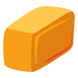 Yoga-Orangenblock PNG-Design