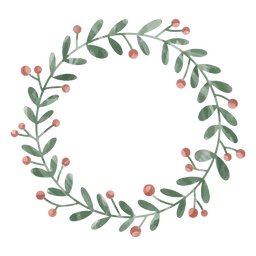 Moldura Natural com Aquarela de Frutas Desenho PNG