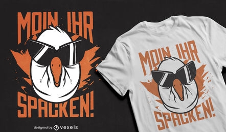 Cool Seagull T-shirt Design