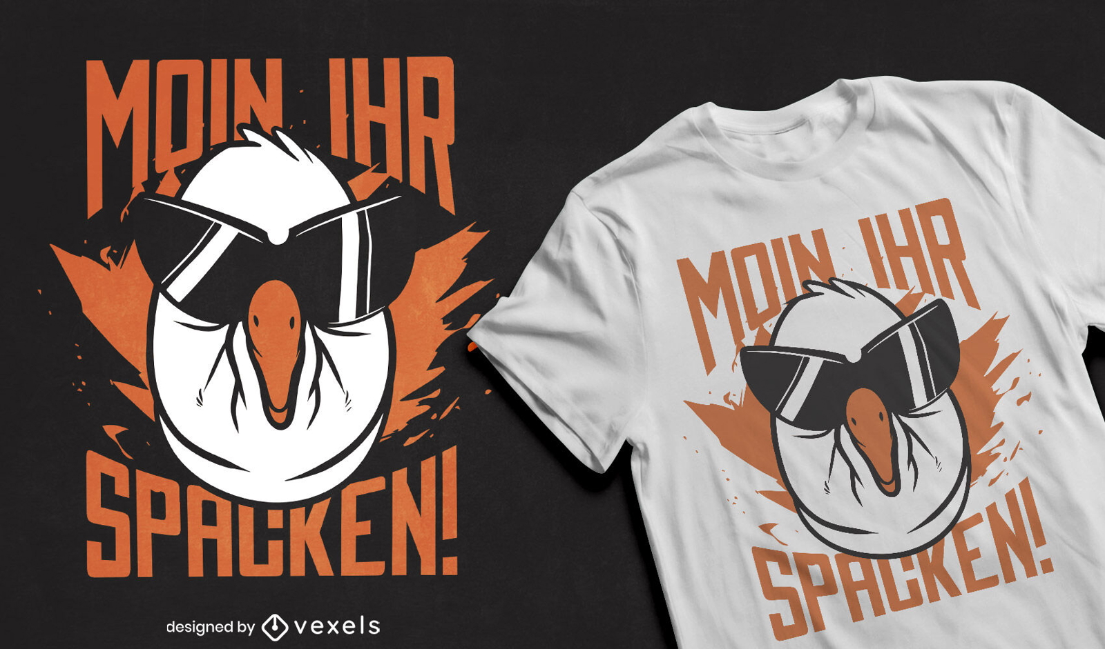 Cooles Möwen-T-Shirt-Design
