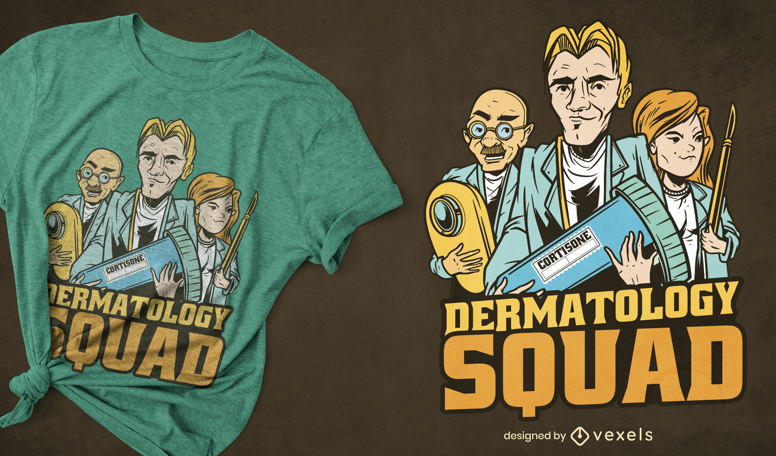 Dermatology Squad T-Shirt Design