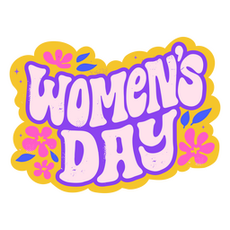 Women's day retro quote PNG Design Transparent PNG