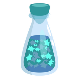 Potion glossy blue PNG Design