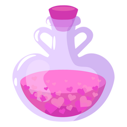 Pink Potion Glossy PNG & SVG Design For T-Shirts