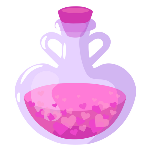 Pink potion glossy PNG Design