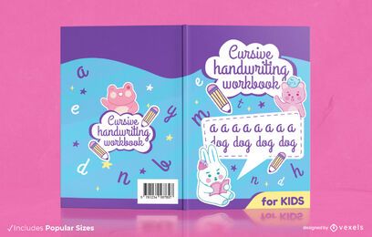 Cursive Handwriting Workbook book Cover Design