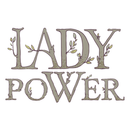 Lady Power verlässt Zitat PNG-Design Transparent PNG