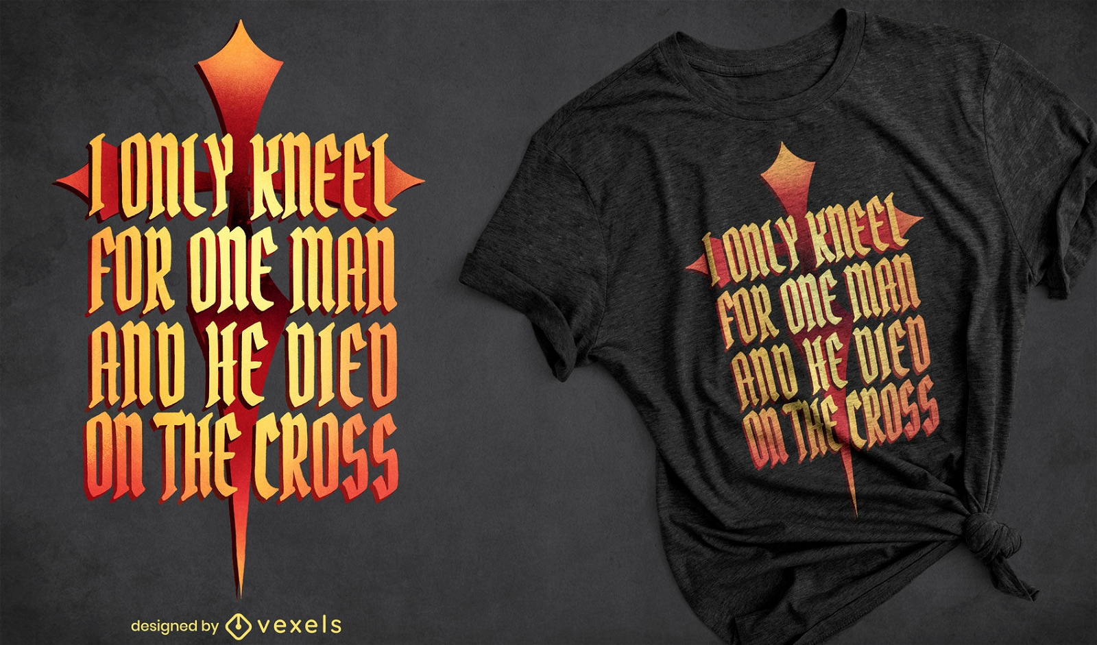 Camiseta de la cita de la religión de jesucristo psd