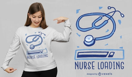 Stethoscope medical tool t-shirt design