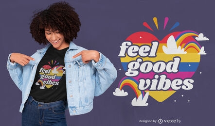 Feel good vibes t-shirt design