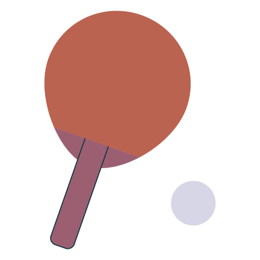 Sticker Ping pong paddles and balls 