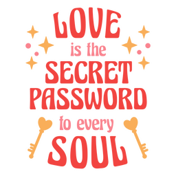 Selbstliebe und Seelenzitat PNG-Design