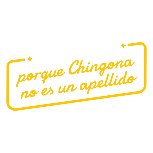 Citação engraçada de chingona espanhola Desenho PNG