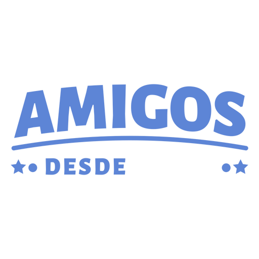 Customizable friends spanish quote amigos PNG Design