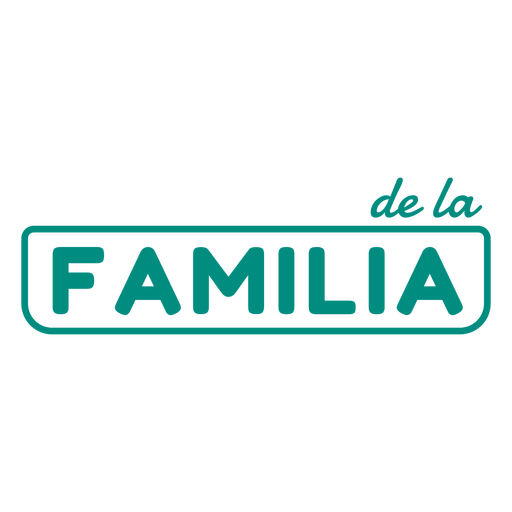 Customizable Family Spanish Green Quote PNG & SVG Design For T-Shirts