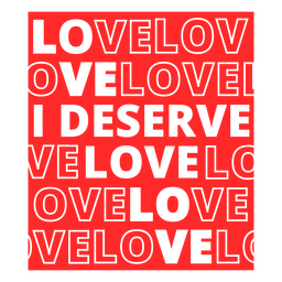 Self love quote duotone PNG Design