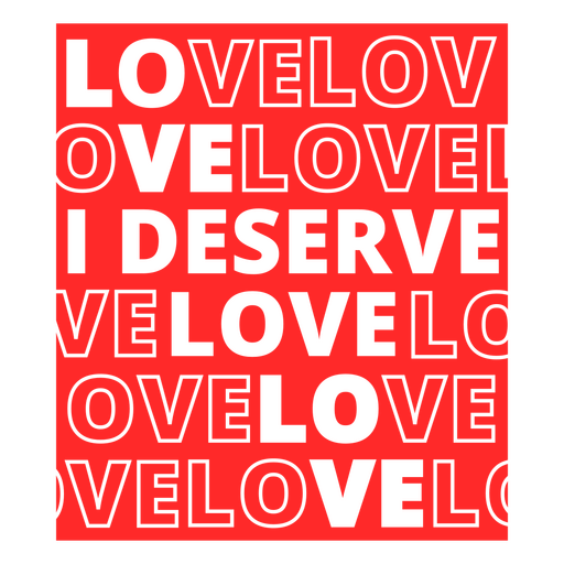 Self love quote duotone PNG Design