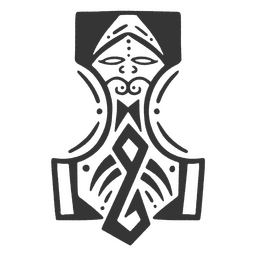ícone tribal dos vikings Desenho PNG Transparent PNG