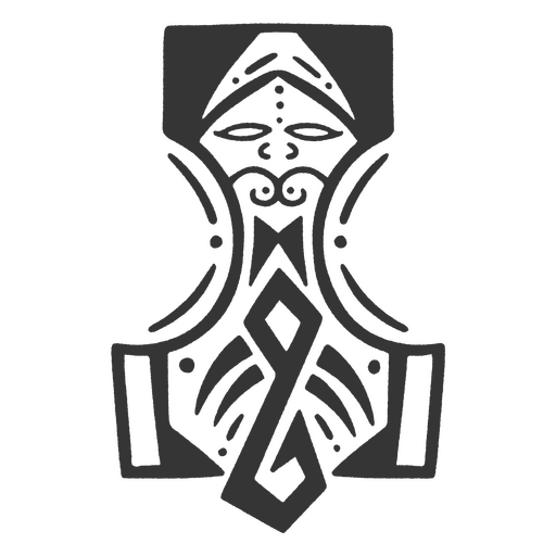 ícone tribal dos vikings Desenho PNG