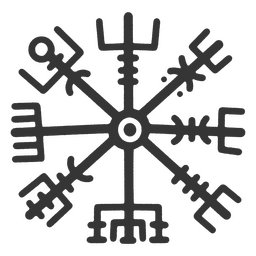 Vikings ícone abstrato tribal Desenho PNG