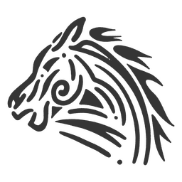 Stammespferd der Wikinger PNG-Design