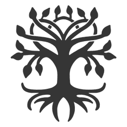 Vikings tribal tree PNG Design Transparent PNG