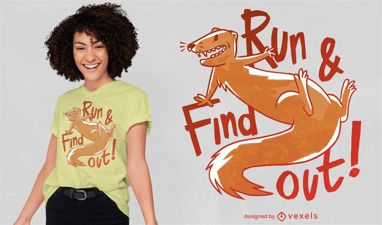 Mongoose quote t-shirt design