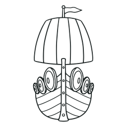 Holzbootschlag PNG-Design