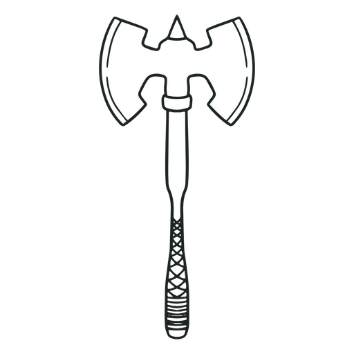 Curso de machado antigo Desenho PNG