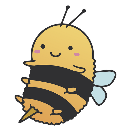 Bumblebee animal fofo Desenho PNG