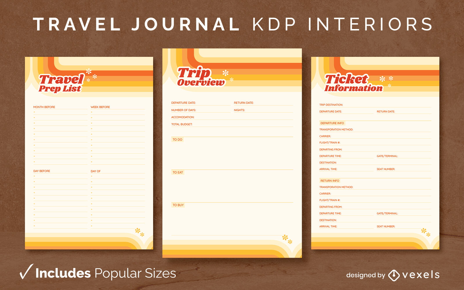 travel journal template download