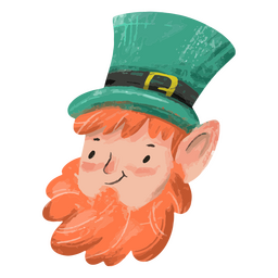 St. Patrick's elf icon PNG Design Transparent PNG