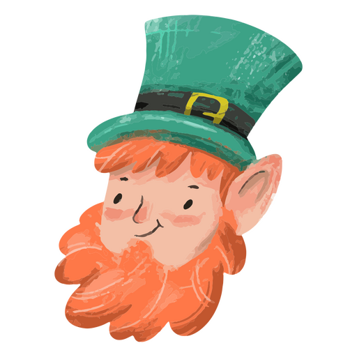 Ícone de duende de São Patrício Desenho PNG