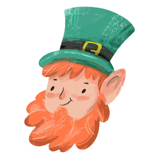 St. Patrick's elf icon PNG Design