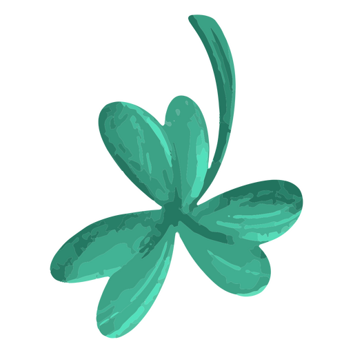 St. Patrick&#39;s dreiblättriges Kleeblatt-Symbol PNG-Design