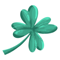 Ícone de trevo de quatro folhas de São Patrício Desenho PNG