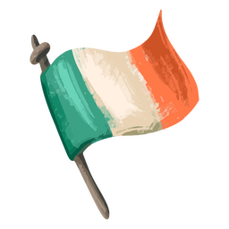 St. Patrick&#39;s Irland Flaggensymbol PNG-Design