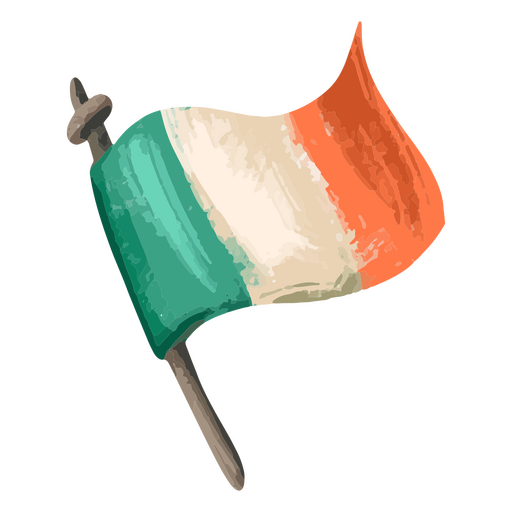 ?cone de bandeira da Irlanda de S?o Patr?cio Desenho PNG