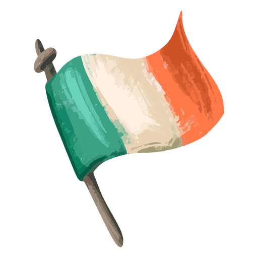 Ícone de bandeira da Irlanda de São Patrício Desenho PNG