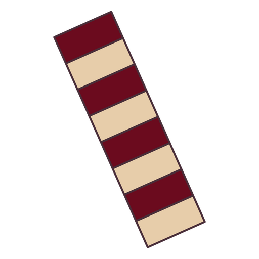 Book spine color stroke striped PNG Design