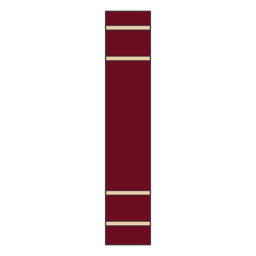 Trazo de color de lomo de libro de Burdeos Diseño PNG