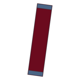 Libro lomo color trazo rojo y azul Diseño PNG Transparent PNG